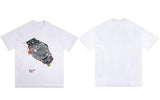 Watch Print Short-sleeved T-shirt Men - WOMONA.COM