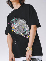 Watch Print Short-sleeved T-shirt Men - WOMONA.COM