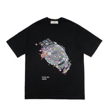 Watch Print Short-sleeved T-shirt Men - WOMONA.COM