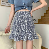 Lace Floral Skirt - WOMONA.COM
