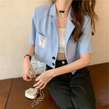 Korean style short shirt - WOMONA.COM