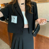 Korean style short shirt - WOMONA.COM