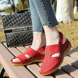 Flower Fish Mouth Sandals - WOMONA.COM