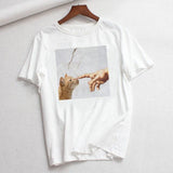 Cartoon Art Short Sleeve - WOMONA.COM