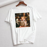 Cartoon Art Short Sleeve - WOMONA.COM