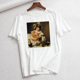 Cartoon Art Short Sleeve - WOMONA.COM