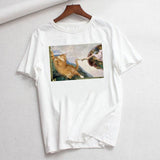 Cartoon Art Short Sleeve - WOMONA.COM