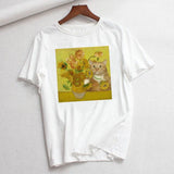 Cartoon Art Short Sleeve - WOMONA.COM