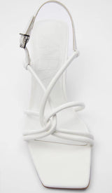 Stiletto Toe Buckle Sandals - WOMONA.COM