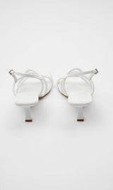 Stiletto Toe Buckle Sandals - WOMONA.COM