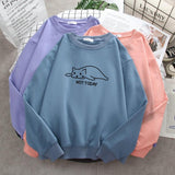 Spring And Autumn Hooded Sweater - WOMONA.COM