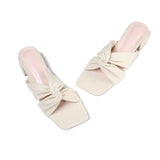 Fashion Simple Cross Strap Sandals - WOMONA.COM