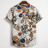 Slim printing shirt men - WOMONA.COM