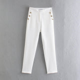 High Waist Trousers - WOMONA.COM