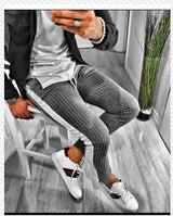 Men's Plaid Casual Sweatpants - WOMONA.COM