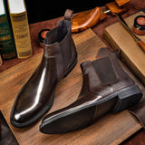 Atmosphere And Delicate Leather Boots Men - WOMONA.COM