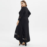 Plus size women's net skirt - WOMONA.COM