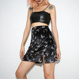 Butterfly print skirt - WOMONA.COM