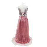 Sexy deep V gown dress - WOMONA.COM