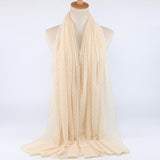 Chiffon folk style ball scarf - WOMONA.COM