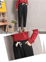 Holes And Small Feet Trousers - WOMONA.COM