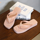 Head Peach Heart EVA Flip Flops - WOMONA.COM