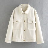 Long-sleeved Knit Jacket - WOMONA.COM