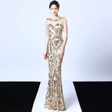 Party dress long banquet slim fit - WOMONA.COM