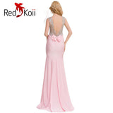 Backless Evening Dress - WOMONA.COM