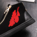 Embroidered sneakers For Men - WOMONA.COM