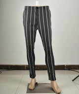 Striped men's casual pants - WOMONA.COM