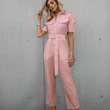 High Street Style Jumpsuit - WOMONA.COM
