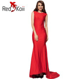 Backless Evening Dress - WOMONA.COM