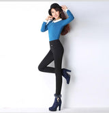 velvet padded leggings - WOMONA.COM