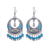 alloy crystal earrings women - WOMONA.COM