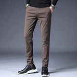 Slim casual men's pants - WOMONA.COM