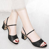 Women's Summer Fheeled Sandals - WOMONA.COM