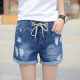 Women's denim shorts - WOMONA.COM