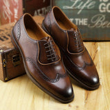 Broch Business Men's Formal Shoes - WOMONA.COM