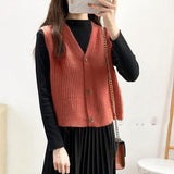 Cantilevered Sweater Waistcoat - WOMONA.COM
