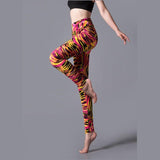 Printed yoga leggings - WOMONA.COM