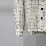 Design Plaid Tweed Shirt For Men - WOMONA.COM