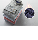 New Style Lapel Striped Shirt Casual Men - WOMONA.COM