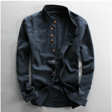 Linen Chinese Style Small Shirt Men - WOMONA.COM