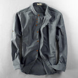 Linen Chinese Style Small Shirt Men - WOMONA.COM