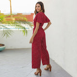 Polka-dot Print Fashion Trousers - WOMONA.COM