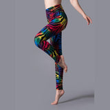 Printed yoga leggings - WOMONA.COM