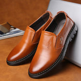 Round Toe Business Casual Shoes - WOMONA.COM