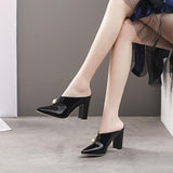 Pearl Pointed Toe Sandals - WOMONA.COM