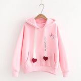 Love Hooded Sweatshirt - WOMONA.COM